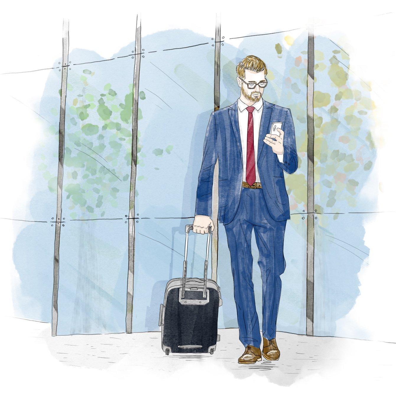 How to pack a suit 