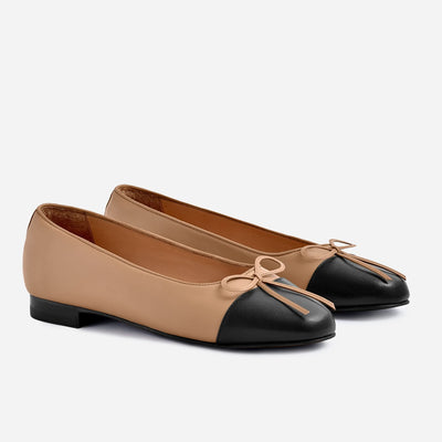 Mona cap toe flats
