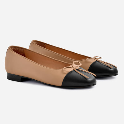 Mona cap toe flats