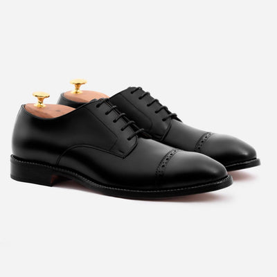 Norman cap toe derbies